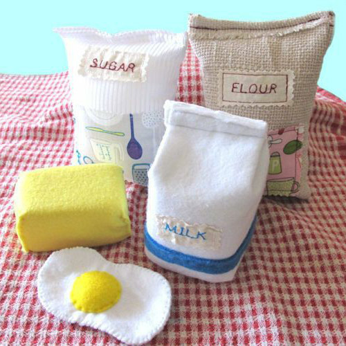 Groceries Felt toys for baby